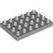 LEGO Gris pierre moyen Duplo assiette 4 x 6 (25549)