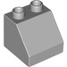 LEGO Medium Steengrijs Duplo Helling 2 x 2 x 1.5 (45°) (6474 / 67199)
