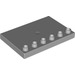 LEGO Gris pierre moyen Duplo Tuile 4 x 6 avec Goujons sur Bord (31465)