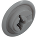 LEGO Medium Stone Gray Engine Crank Offset with Axle Hole (4368)