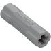 LEGO Medium Stone Gray Extension with Axle Holes (26287 / 42195)