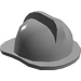 LEGO Medium Stone Gray Firefighter Helmet with Brim (3834)