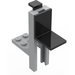 LEGO Medium Stone Gray Forklift 2 x 7 (Complete) Black Forks  (3430)
