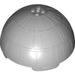 LEGO Medium Stone Gray Hemisphere 11 x 11 with Studs on Top and Death Star Indentation (Lower Half) (98115)