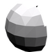 LEGO Medium Stone Gray Hemisphere 2 x 2 Half (Minifig Helmet) (39695 / 61287)