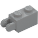 LEGO Medium Stone Gray Hinge Brick 1 x 2 Locking with 2 Fingers (Vertical End) (30365 / 54671)