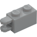 LEGO Medium Stone Gray Hinge Brick 1 x 2 Locking with Dual Finger on End Horizontal (30540 / 54672)