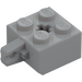 LEGO Medium Stone Gray Hinge Brick 2 x 2 Locking with 1 Finger Vertical with Axle Hole (30389 / 49714)