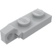 LEGO Medium Stone Gray Hinge Plate 1 x 2 Locking with Single Finger on End Vertical without Bottom Groove (44301 / 49715)