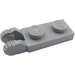 LEGO Medium Stone Gray Hinge Plate 1 x 2 with Dual Fingers (44302 / 54657)