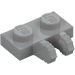 LEGO Medium Stone Gray Hinge Plate 1 x 2 with Dual Fingers (50340 / 60471)