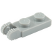 LEGO Gris pierre moyen Charnière assiette 1 x 2 avec Verrouillage Les doigts avec rainure (44302)