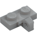 LEGO Medium Stone Gray Hinge Plate 1 x 2 with Vertical Locking Stub with Bottom Groove (44567 / 49716)