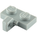 LEGO Medium Steengrijs Scharnier Plaat 1 x 2 met Verticaal Vergrendelings Stub met Groef aan de onderzijde (44567 / 49716)