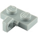 LEGO Medium Steengrijs Scharnier Plaat 1 x 2 met Verticaal Vergrendelings Stub zonder groef aan de onderzijde (44567)