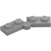 LEGO Medium Stone Gray Hinge Plate 1 x 4 Swivel Assembly (1927 / 19954)