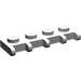 LEGO Medium Stone Gray Hinge Plate 1 x 4 with Car Roof Holder (4315)
