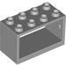 LEGO Medium Steengrijs Slang Reel 2 x 4 x 2 Houder (4209)