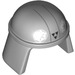 LEGO Medium Steengrijs Imperial Pilot Helm met Imperial logo en Zwart Triangles (25882 / 57900)