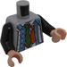 LEGO Medium Stone Gray Joey Tribbiani Minifig Torso (973 / 76382)