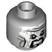 LEGO Medium Stone Gray Killow Minifigure Head (Recessed Solid Stud) (3626 / 37412)