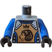 LEGO Keskitumma kivenharmaa King Mathias (Sininen Alternate) Vartalo (973)