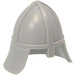 LEGO Medium Stone Gray Knights Helmet with Neck Protector (3844 / 15606)