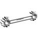 LEGO Gris pierre moyen Levier Bras avec Nine Double Biseau Équipement Les dents at Both Ends (41666)