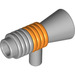 LEGO Gris pierre moyen Mégaphone avec Orange Stripe (4349 / 17419)