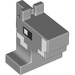 LEGO Gris pierre moyen Minecraft Cheval Diriger avec Donkey Affronter (25769 / 37579)