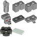 LEGO Medium Stone Gray Minecraft Wolf - Baby