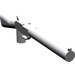 LEGO Gris pierre moyen Minifig Arme à feu Fusil (30141)