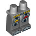 LEGO Medium steengrijs Minifiguur Heupen en benen met Pressure Gauge en Drietand in Rood Cirkel (94303 / 95510)