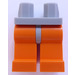 LEGO Medium Stone Gray Minifigure Hips with Orange Legs (3815 / 73200)