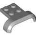 LEGO Medium Stone Gray Mudguard Plate 2 x 2 with Shallow Wheel Arch (28326)