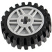 LEGO Medium Stone Gray Narrow Tire Ø24 x 7mm with Rim Narrow Ø 18 x 7