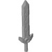 LEGO Mittleres Steingrau Nexo Knights Schwert mit Grau (24108)