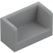 LEGO Medium Stone Gray Panel 1 x 2 x 1 with Closed Corners (23969 / 35391)