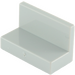 LEGO Mittleres Steingrau Panel 1 x 2 x 1 mit quadratischen Ecken (4865 / 30010)