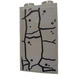 LEGO Medium Stone Gray Panel 1 x 2 x 3 with Broken Brick Wall Sticker with Side Supports - Hollow Studs (35340)