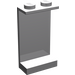LEGO Mittleres Steingrau Panel 1 x 2 x 3 ohne seitliche Stützen, solide Bolzen (2362 / 30009)
