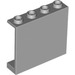 LEGO Mittleres Steingrau Panel 1 x 4 x 3 ohne seitliche Stützen, hohle Bolzen (4215 / 30007)