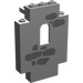 LEGO Medium Stone Gray Panel 2 x 5 x 6 with Window with Dark Gray Scattered Stones (4444)