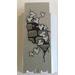 LEGO Medium Stone Gray Panel 3 x 3 x 6 Corner Wall with Wall, Ivy, and Eyes Low Sticker with Bottom Indentations (2345)