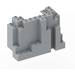LEGO Gris pierre moyen Panneau 4 x 10 x 6 Osciller Rectangular (6082)