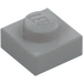 LEGO Medium Stone Gray Plate 1 x 1 (3024 / 30008)