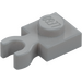 LEGO Grigio pietra medio Piastra 1 x 1 con Verticale Clip (Spessa &quot;O&quot; aperta) (44860 / 60897)