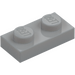 LEGO Medium Stone Gray Plate 1 x 2 (3023)