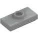 LEGO Medium Stone Gray Plate 1 x 2 with 1 Stud (with Groove and Bottom Stud Holder) (15573)