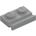 LEGO Medium Stone Gray Plate 1 x 2 with Door Rail (32028)